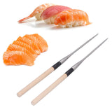 Japanese Sushi Chopsticks with Wood Handle Cooking Chopsticks Tableware Serving Utensils150MM In Australia - Darrahopens