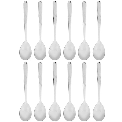 12PCS Silverware Set Stainless Steel Flatware Cutlery Kitchen Utensils for Hotel RestaurantSpoon In Australia - Darrahopens
