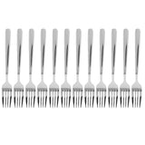 12PCS Silverware Set Stainless Steel Flatware Cutlery Kitchen Utensils for Hotel RestaurantFork In Australia - Darrahopens