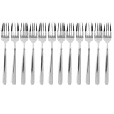 12PCS Silverware Set Stainless Steel Flatware Cutlery Kitchen Utensils for Hotel RestaurantFork In Australia - Darrahopens