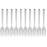 12Pcs Stainless Steel Forks Multifunctional Tasting Appetizer Cake Dessert Salad Fruit Fork In Australia - Darrahopens