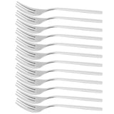 12Pcs Stainless Steel Forks Multifunctional Tasting Appetizer Cake Dessert Salad Fruit Fork In Australia - Darrahopens