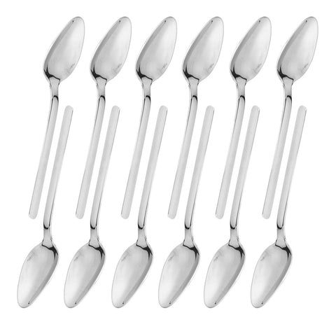 12Pcs Thickened Coffee Spoon 316 Stainless Steel Mirror Polishing Dessert Spoon Gift SetJ13421/04 In Australia - Darrahopens