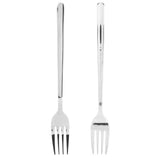 Stainless Steel Dinner Forks Salad Fork Cutlery Tableware for Home Restaurant Supplies