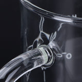 Beaker Mug Borosilicate Glass Cup with Handle and Measuring Scale for Coffee Tea