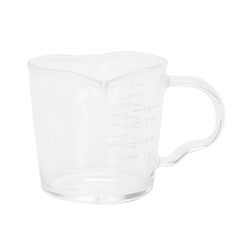 Coffee Cup with Double Spouts Scale Hand Made Borosilicate Glass Measuring Cup 70ml In Australia - Darrahopens