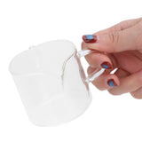 Heat Resistant Glass Measuring Cup Small Milk Coffee Double Mouthed Ounce Cup Kitchen Supplies