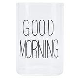 Transparent Milk Cup Innovative Coffee Mug Tea Drink Glass Drinkware for Home ShopBlack Label 240ml In Australia - Darrahopens