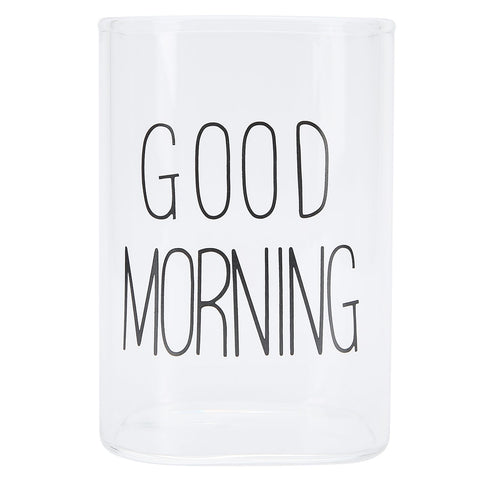 Transparent Milk Cup Innovative Coffee Mug Tea Drink Glass Drinkware for Home ShopBlack Label 240ml In Australia - Darrahopens
