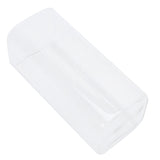 Transparent Milk Cup Innovative Coffee Mug Tea Drink Glass Drinkware for Home ShopWhite Label 400ml
