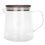 Coffee Pot with Lid HeatResistant Glass Heat Insulation Handle Kettle for Tea Milk Juice(300ml ) In Australia - Darrahopens
