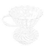 Glass Pour Over Coffee Dripper Cone Filter Cup Coffee Machine Accessories Home Office Use