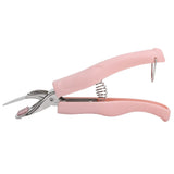 Bowl Gripper Stainless Steel AntiScald AntiSlip Clip Hot Plate Clamp Kitchen Gadget(Pink )