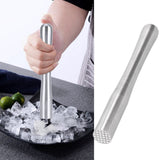 Stainless Steel Ice Crushing Rod Mixer Cocktail Muddler Barware Kitchen Tools DIY Bar ToolL