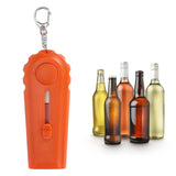 Innovative Bottle Opener Launcher Type Portable Beer Bottle Cap Opener Bar Kitchen ToolOrange