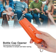 Innovative Bottle Opener Launcher Type Portable Beer Bottle Cap Opener Bar Kitchen ToolOrange