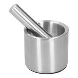 Mortar Pestle Set Stainless Steel Manual Garlic Mill Grinder Crusher Kitchen Tool Gadget In Australia - Darrahopens
