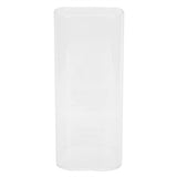 400ml Water Cup Square Heat-Resistant Glass Mug Beverage Milk Breakfast Cup DrinkwareCrown Pattern In Australia - Darrahopens