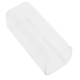 400ml Water Cup Square Heat-Resistant Glass Mug Beverage Milk Breakfast Cup DrinkwareCrown Pattern In Australia - Darrahopens