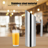 Water Kettle Stainless Steel Teapot Coffee Juice Pot Drinkware for Home Bar Restaurant1.5L