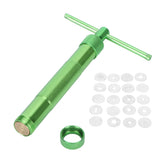Clay Extruder Stainless Steel Rotating Squeezer Kit for Pottery Ceramic Sculpture Craft
