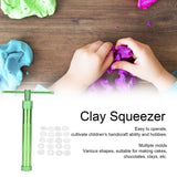 Clay Extruder Stainless Steel Rotating Squeezer Kit for Pottery Ceramic Sculpture Craft