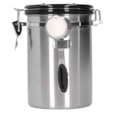 Coffee Bean Container with Exhaust Valve Tea Leaf Storage Canister for Kitchen Use(Silver Spoon 1.8L (Filled 750g Coffee Bean)) In Australia - Darrahopens
