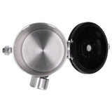 Coffee Bean Container with Exhaust Valve Tea Leaf Storage Canister for Kitchen Use(Silver Spoon 1.8L (Filled 750g Coffee Bean))