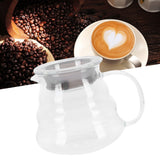 Glass Coffee Server Professional Glass Coffee Carafe Coffee Pot for Bar Kitchen Counter500ml