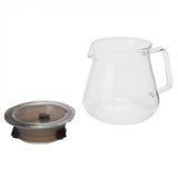 Glass Pour Over Coffee Maker Coffee Pot Kettle for Home Office Cafe Shop Supplies300ml
