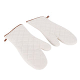 1Pair Heat Resistant Gloves Microwave Oven Mitts Cooking Tools for Home Restaurant In Australia - Darrahopens