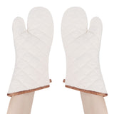 1Pair Heat Resistant Gloves Microwave Oven Mitts Cooking Tools for Home Restaurant