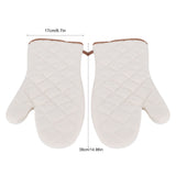 1Pair Heat Resistant Gloves Microwave Oven Mitts Cooking Tools for Home Restaurant