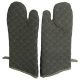 Baking Gloves Green Cotton Thick Heat Resistant Gloves for Electric Oven Kitchen Accessory In Australia - Darrahopens