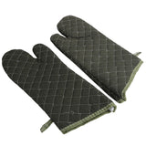 Baking Gloves Green Cotton Thick Heat Resistant Gloves for Electric Oven Kitchen Accessory In Australia - Darrahopens