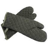 Baking Gloves Green Cotton Thick Heat Resistant Gloves for Electric Oven Kitchen Accessory In Australia - Darrahopens
