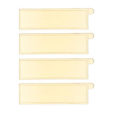 100PCS Rectangle Mousse Cake Boards Cupcake Base Dessert Display Tray Cardboard Decoration Tools