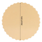 10PCS Double Sided Pattern Round Cake Boards Reusable Cake Trays for Wedding Birthday Party(6in )