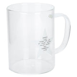 350ml Transparent Milk Cup Coffee Mug Tea Glass Drinkware with Handle for Kitchen Supplies(Five Pointed Star )