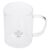 350ml Transparent Milk Cup Coffee Mug Tea Glass Drinkware with Handle for Kitchen Supplies(Five Pointed Star )