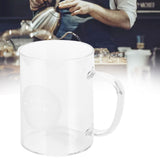 350ml Coffee Cup Transparent High Borosilicate Glass Mug with Handle for Milk Tea Beverage