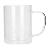 350ML Transparent Milk Coffee Mug with Handle Glass Water Cup Drinkware Kitchen UtensilWhite Letter In Australia - Darrahopens