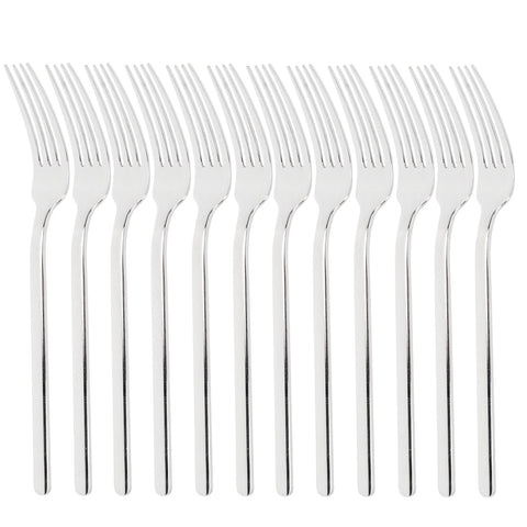12Pcs 316 Stainless Steel Fork Dinner Fork Set Supplies for Kitchen Dining Room Daily Use In Australia - Darrahopens