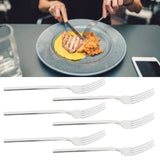 12Pcs 316 Stainless Steel Fork Dinner Fork Set Supplies for Kitchen Dining Room Daily Use