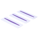 3Pcs Cake Icing Spatula Frosting Scraper Comb Edge Smoothing Decorating Tool Plastic In Australia - Darrahopens