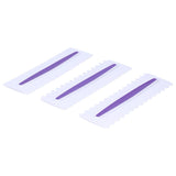 3Pcs Cake Icing Spatula Frosting Scraper Comb Edge Smoothing Decorating Tool Plastic In Australia - Darrahopens