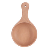 Wooden Salad Bowl with Handle JapaneseStyle Noodles Fruit Bowl Kitchen Tablewares In Australia - Darrahopens
