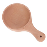 Wooden Salad Bowl with Handle JapaneseStyle Noodles Fruit Bowl Kitchen Tablewares In Australia - Darrahopens