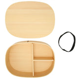 Lunch Box Portable Japanese Style Single Layer Wooden Food Sushi Container Tablewares In Australia - Darrahopens