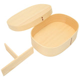 Lunch Box Portable Japanese Style Single Layer Wooden Food Sushi Container Tablewares In Australia - Darrahopens